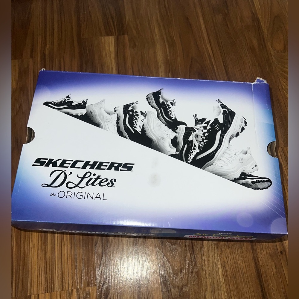 Skechers Gray Athletic Shoes with Air-Cooled Comfort - Picture 6 of 6